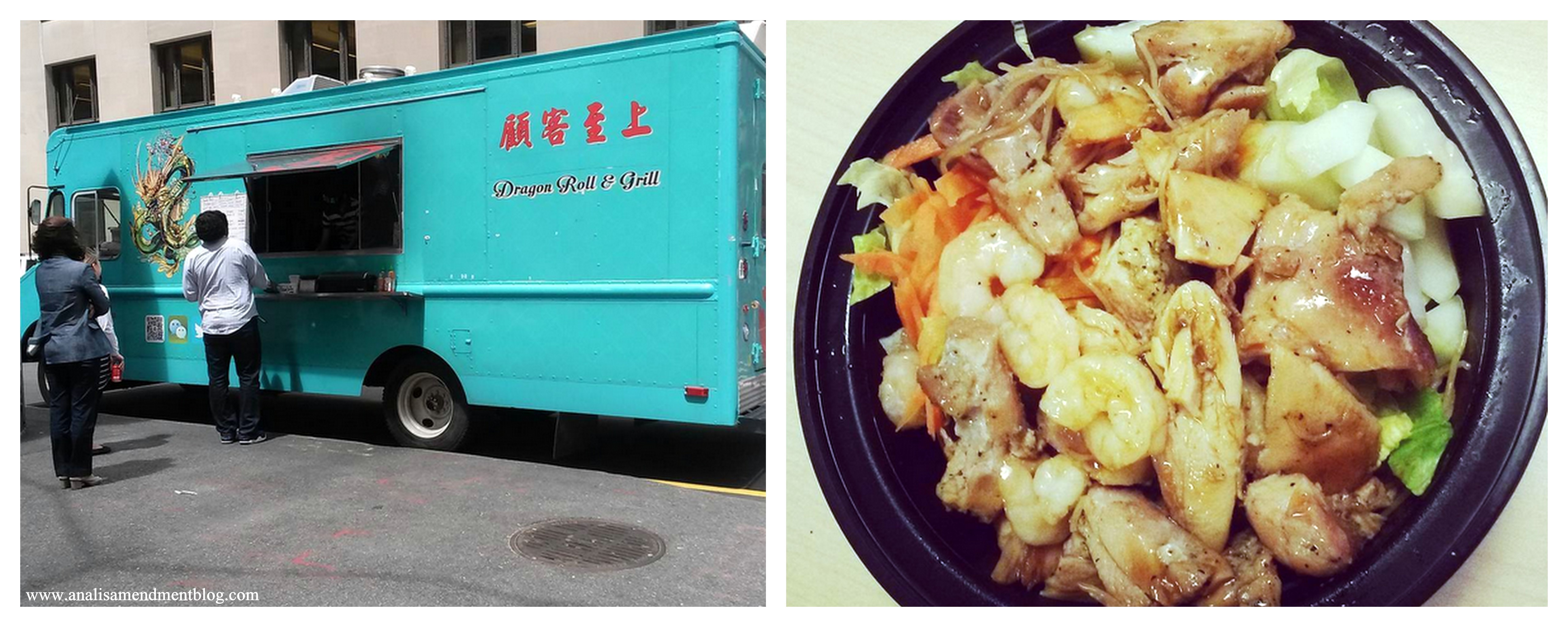 Lunch Dragon Roll & Grill Food Truck Anali's Next Amendment