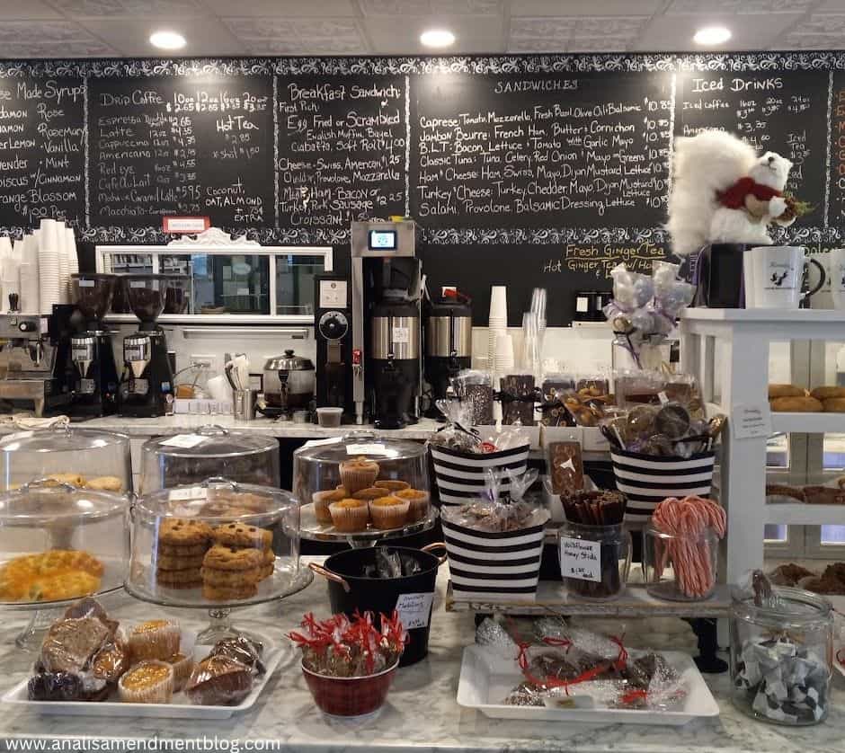 Roseadela's front counter