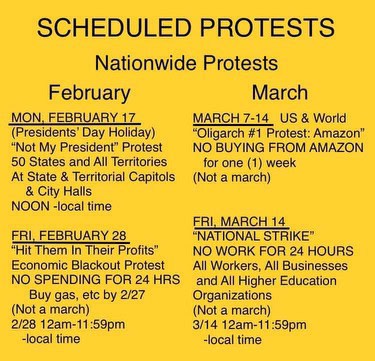resist with protests