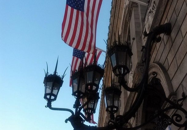 American Flags at BPL