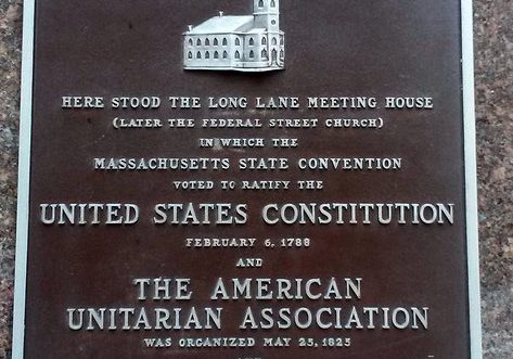 Bank of America plaque