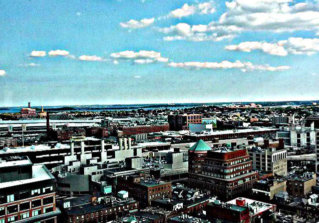 Boston from above