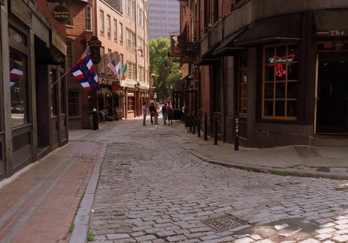 Boston's cobblestone streets