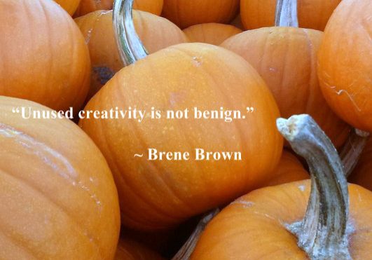 Brene Brown quote on creativity