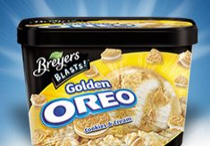 Breyers Golden Oreo ice cream