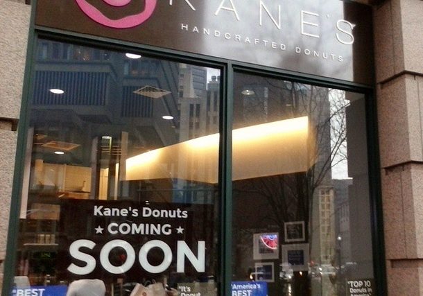 Kane's Donuts window Boston