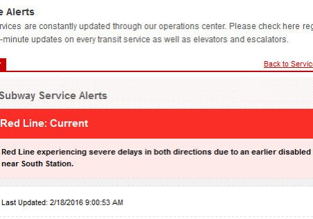 Red Line alert