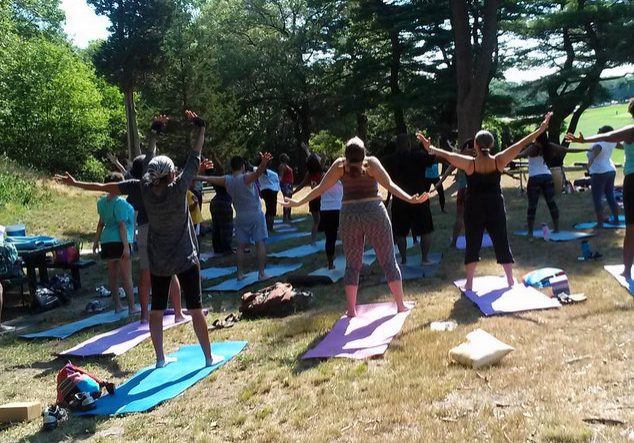 Schoolmasterhill yoga class
