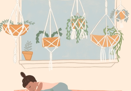 Yoga and plants