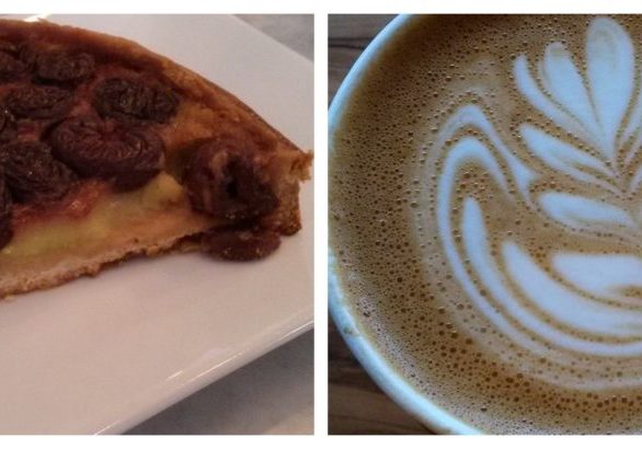 dessert + latte