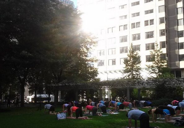 free yoga classes Boston