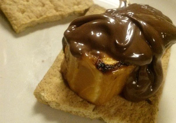 single serving nutella s'more